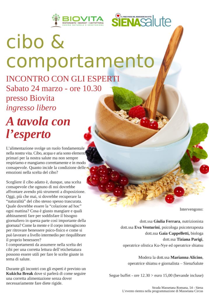 cibo e comportamento