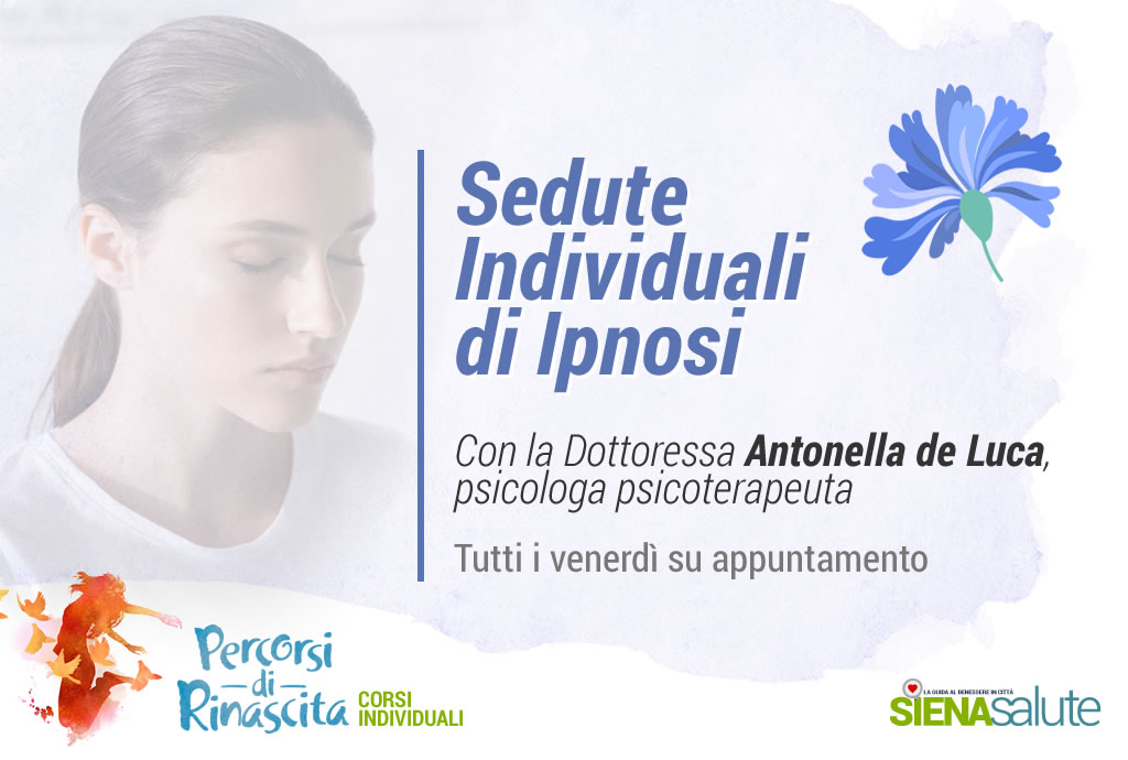 Sedute individuali di Ipnosi/Percorsi di Rinascita